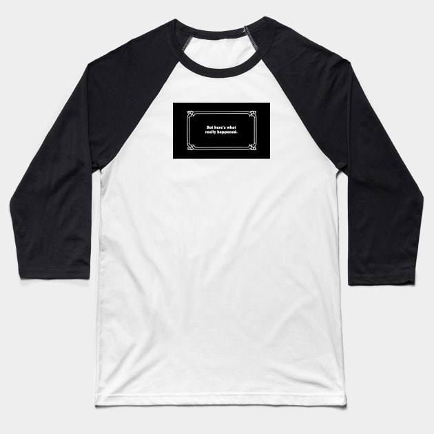 Clue Segue Card 3 Baseball T-Shirt by BigOrangeShirtShop